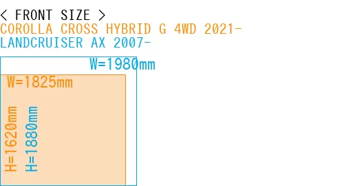 #COROLLA CROSS HYBRID G 4WD 2021- + LANDCRUISER AX 2007-